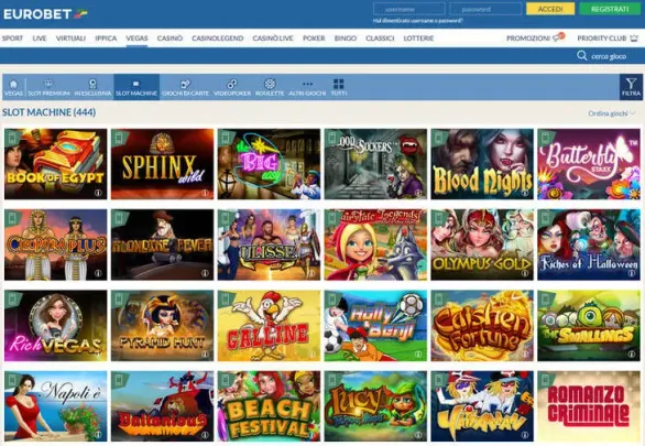 Eurobet casino home slot